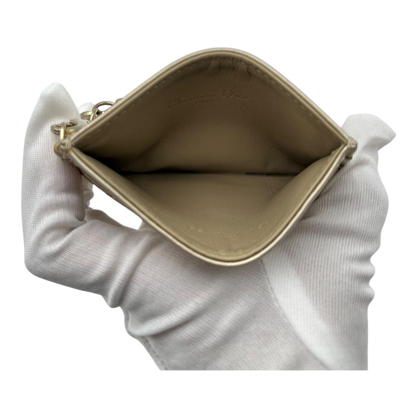 DIOR LADY CHAMPAGNE CARD HOLDER