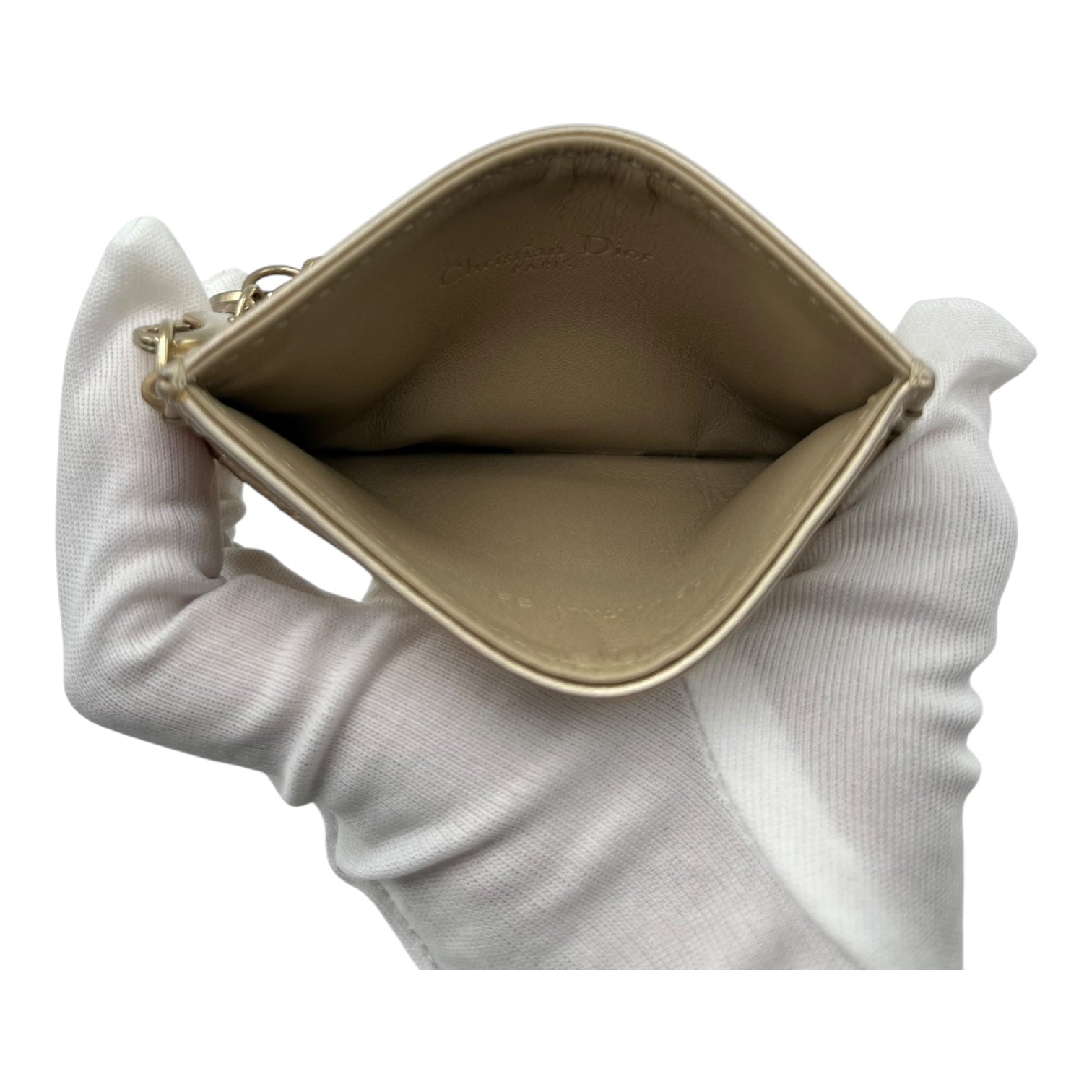 DIOR LADY CHAMPAGNE CARD HOLDER