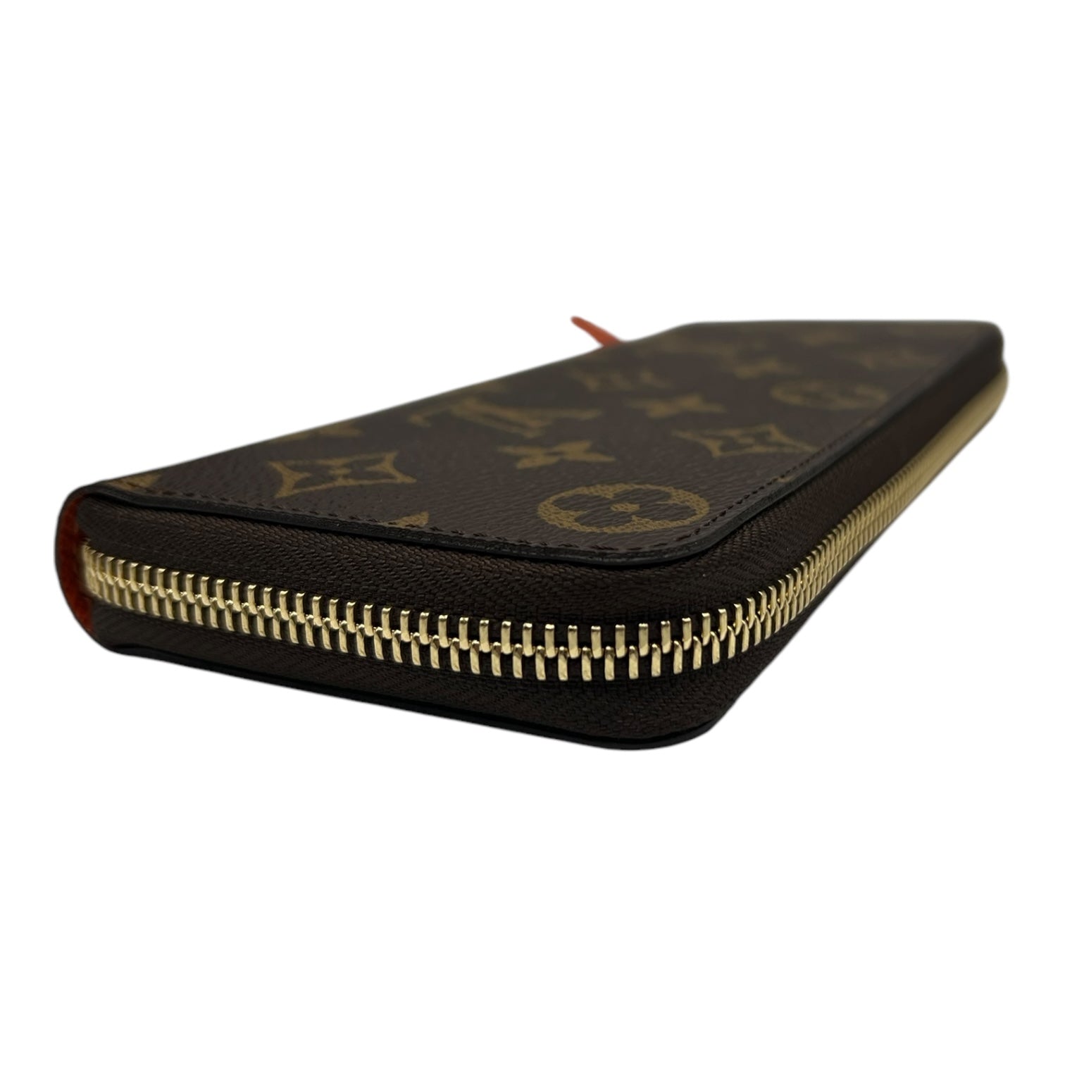 LOUIS VUITTON CLEMENCE MONOGRAM WALLET ORANGE