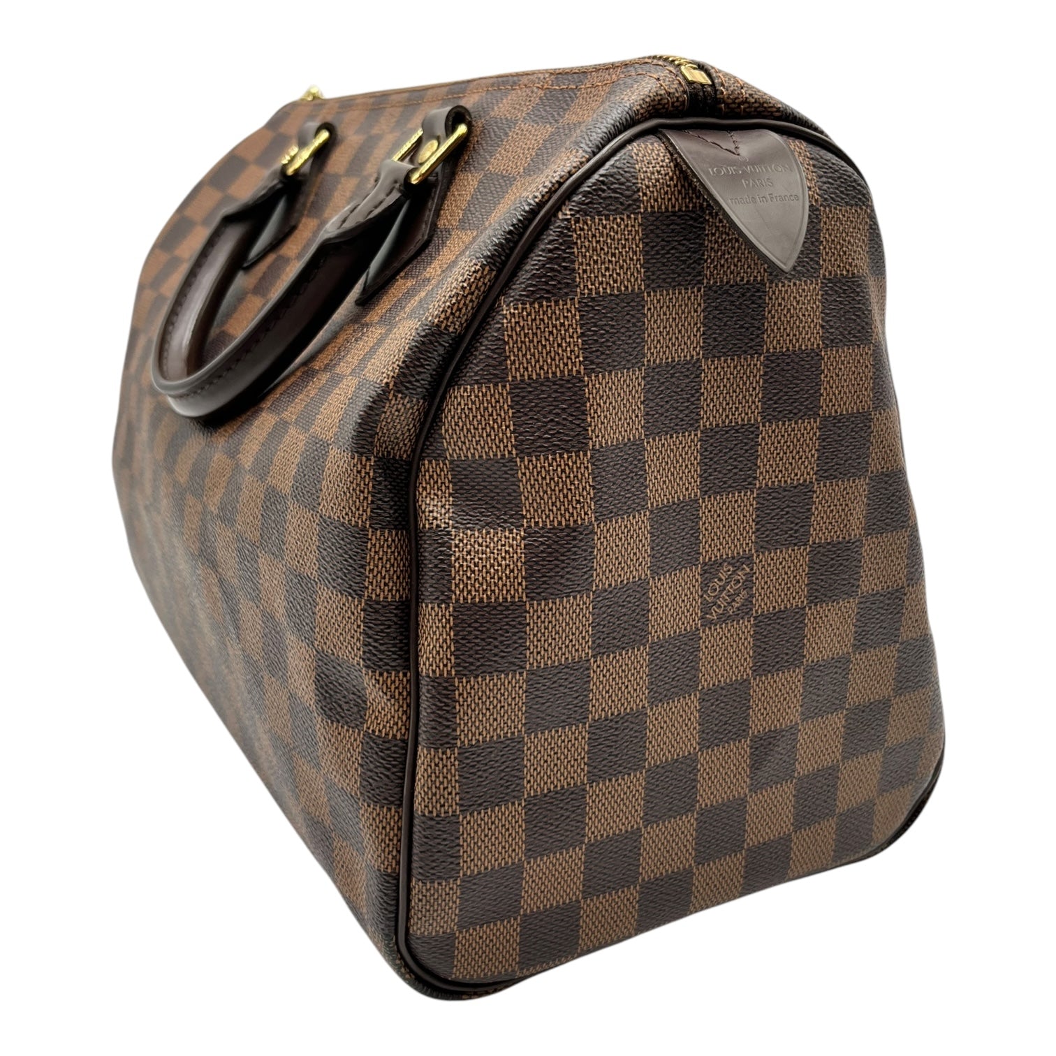 LOUIS VUITTON DAMIER EBENE SPEEDY 30 HANDBAG