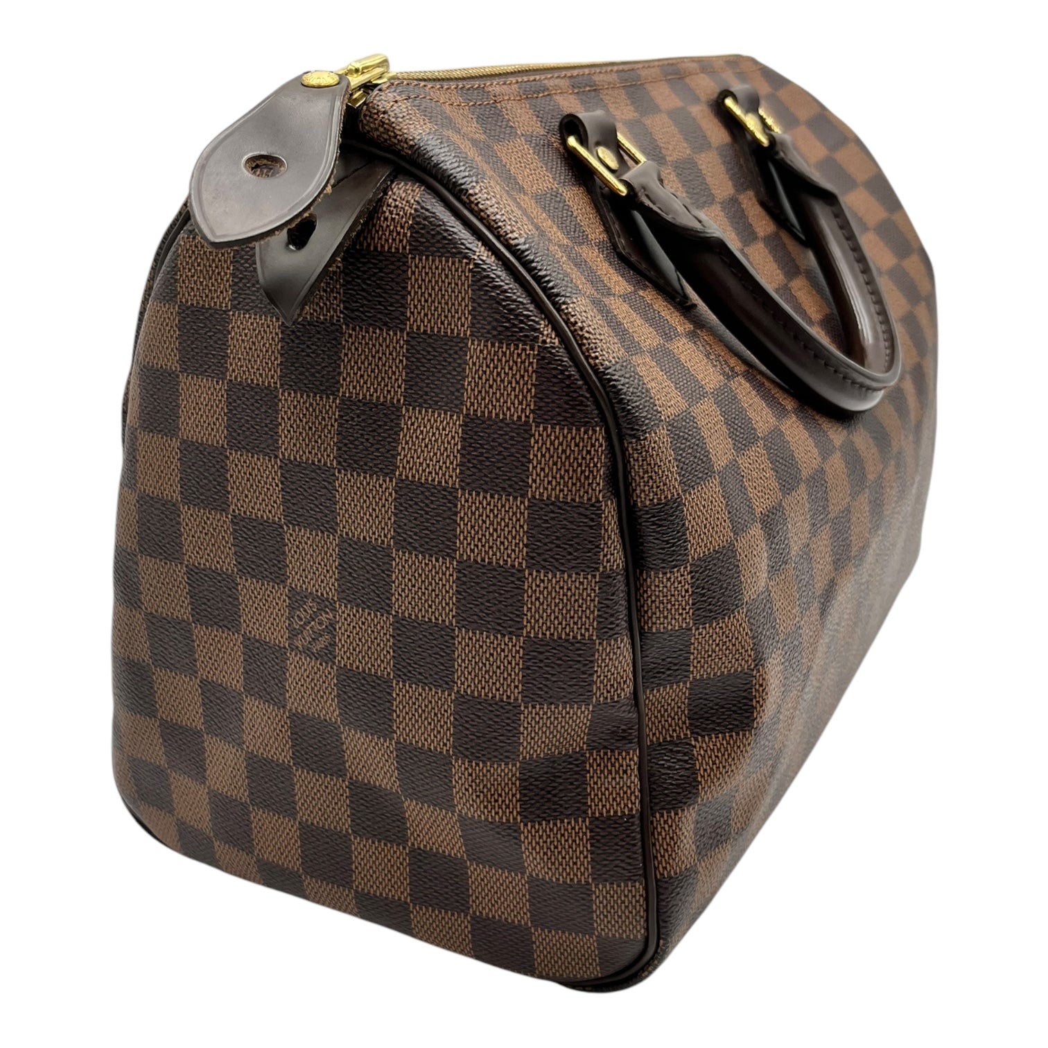 LOUIS VUITTON DAMIER EBENE SPEEDY 30 HANDBAG
