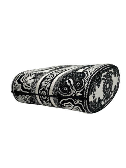 DIOR CANVAS EMBROIDERED BUTTERFLY BANDANA PRINT HAT BASKET BAG