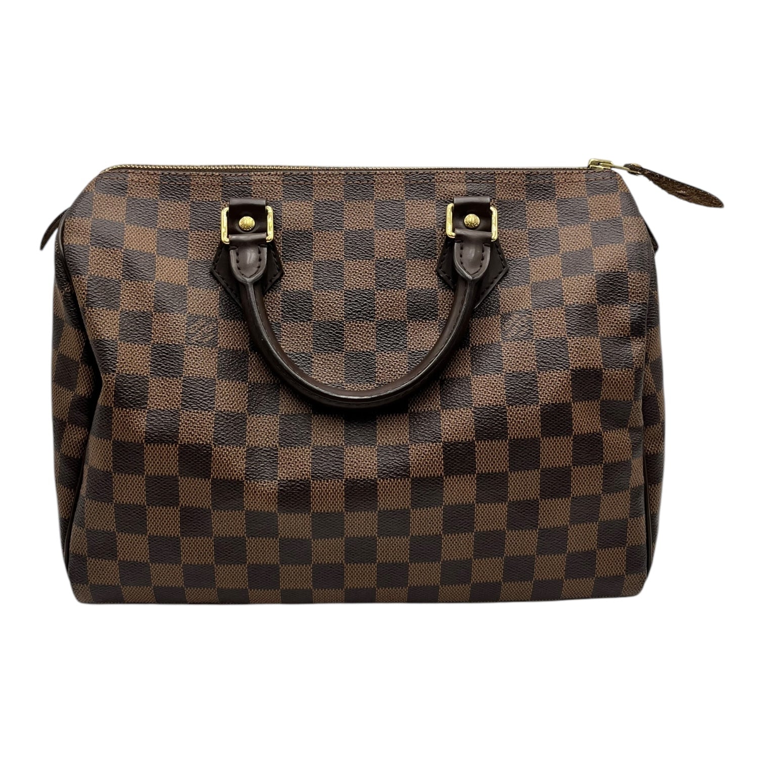 LOUIS VUITTON DAMIER EBENE SPEEDY 30 HANDBAG
