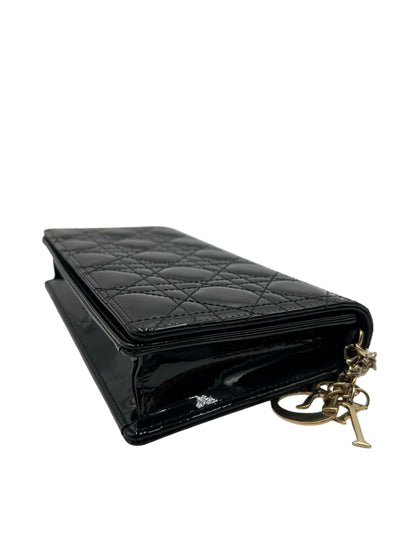 DIOR VERNIS BLACK CROSSBODY BAG