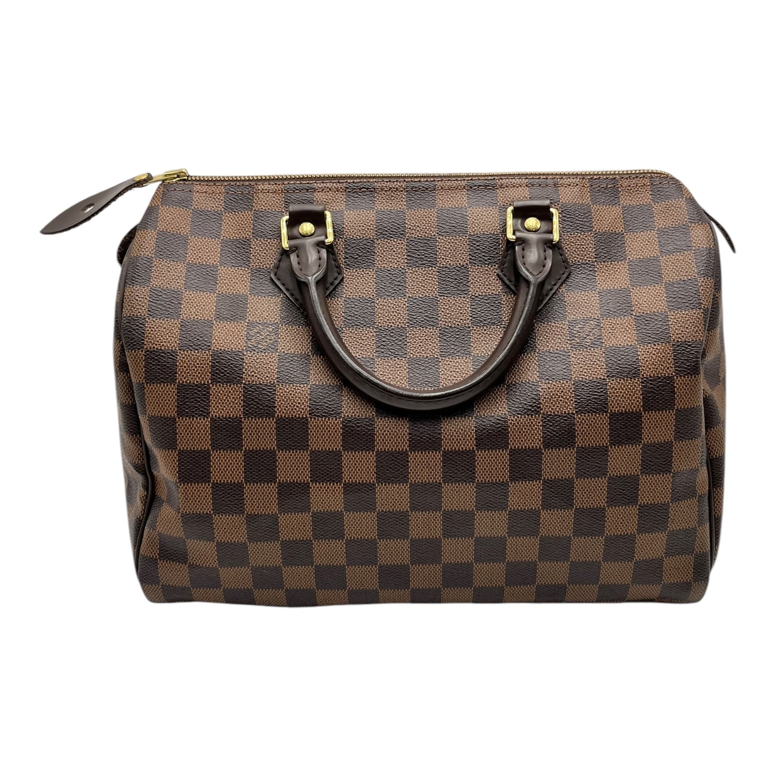 LOUIS VUITTON DAMIER EBENE SPEEDY 30 HANDBAG
