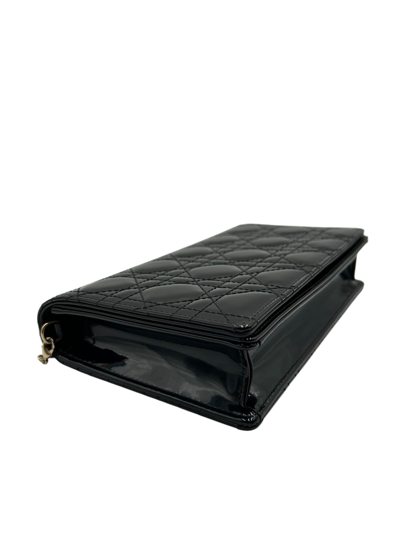 DIOR VERNIS BLACK CROSSBODY BAG