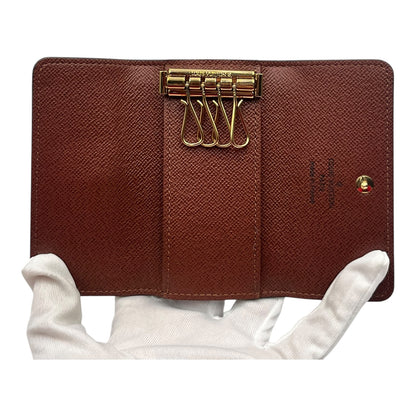LOUIS VUITTON MONOGRAM KEY HOLDER WITH BOX