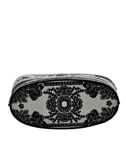 DIOR CANVAS EMBROIDERED BUTTERFLY BANDANA PRINT HAT BASKET BAG