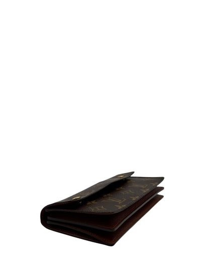 LOUIS VUITTON MONOGRAM CANVAS MACASSAR CONTINENTAL WALLET