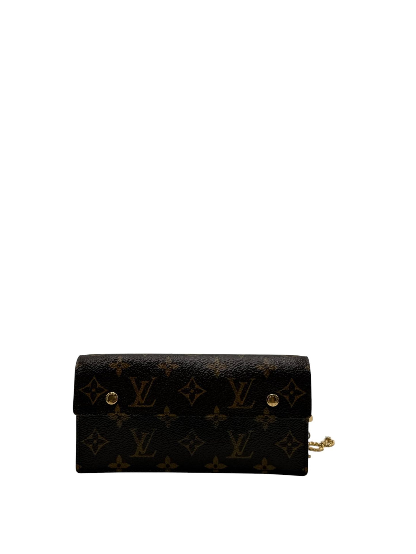 LOUIS VUITTON MONOGRAM CANVAS MACASSAR CONTINENTAL WALLET
