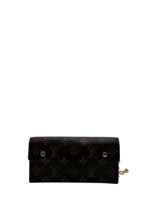 LOUIS VUITTON MONOGRAM CANVAS MACASSAR CONTINENTAL WALLET