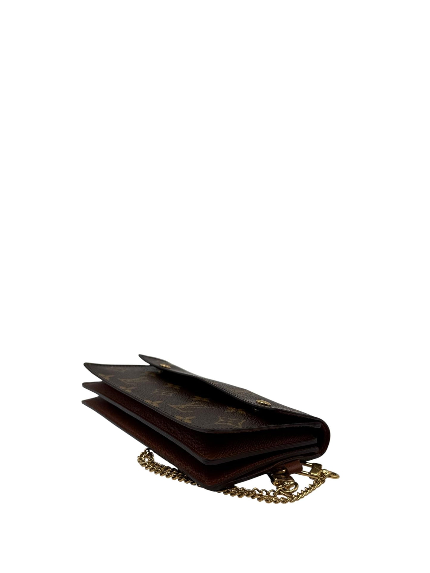 LOUIS VUITTON MONOGRAM CANVAS MACASSAR CONTINENTAL WALLET