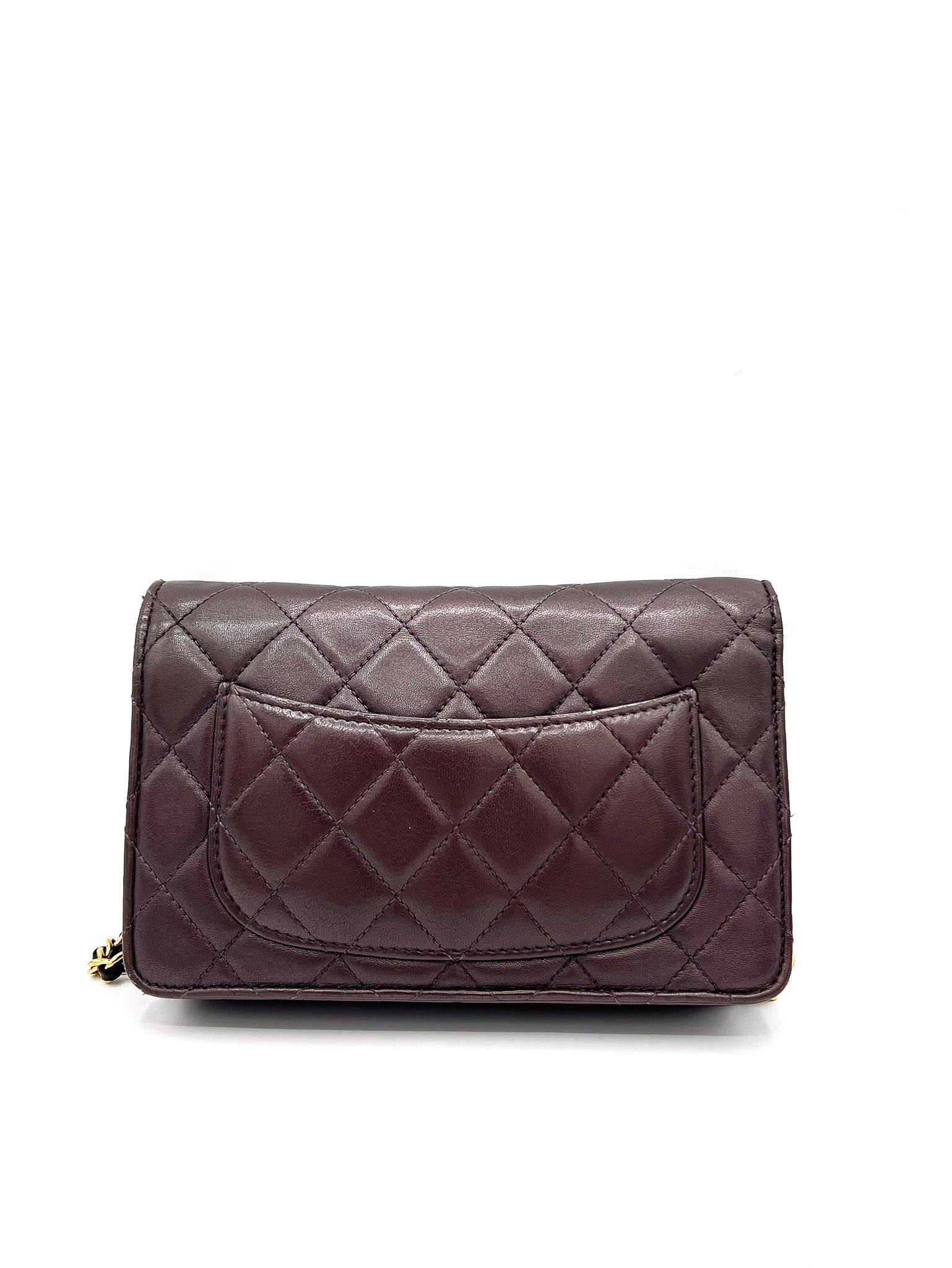 CHANEL WALLET ON CHAIN TIMELESS/CLASSIQUE LEATHER CROSSBODY BAG