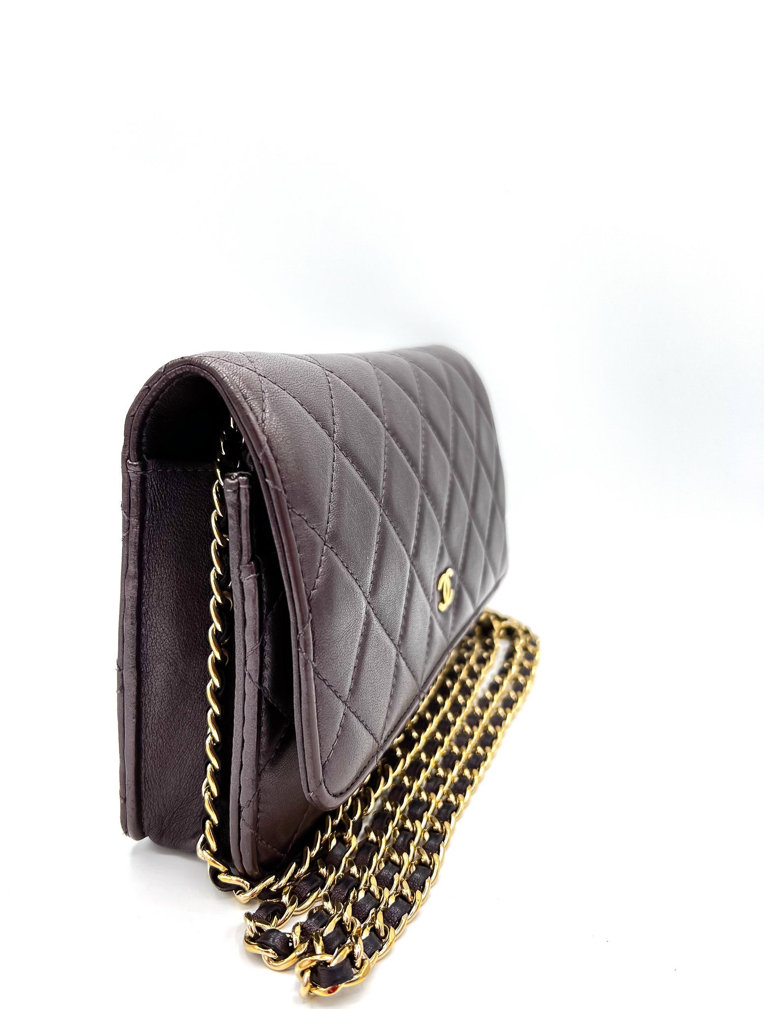 CHANEL WALLET ON CHAIN TIMELESS/CLASSIQUE LEATHER CROSSBODY BAG
