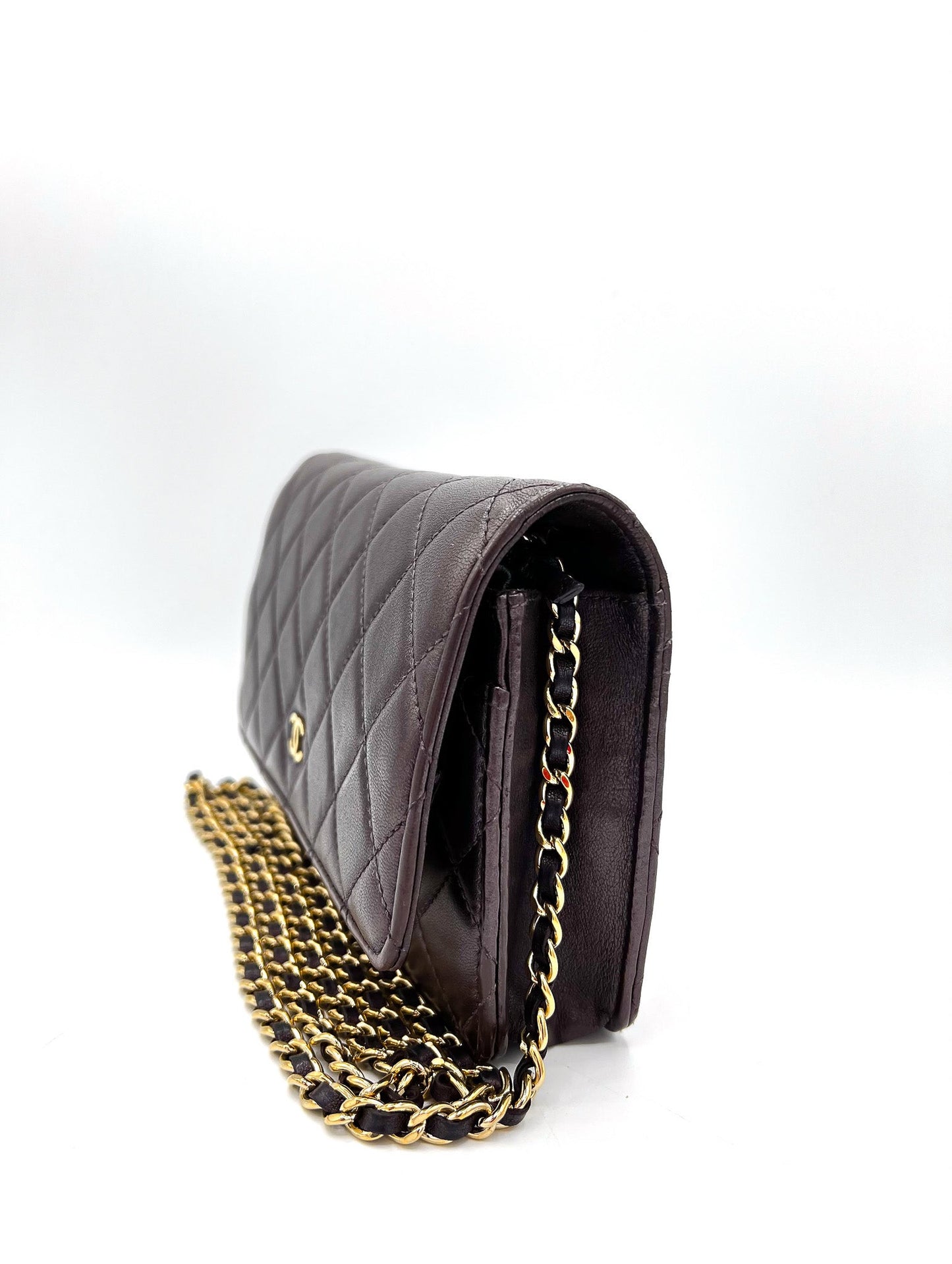 CHANEL WALLET ON CHAIN TIMELESS/CLASSIQUE LEATHER CROSSBODY BAG