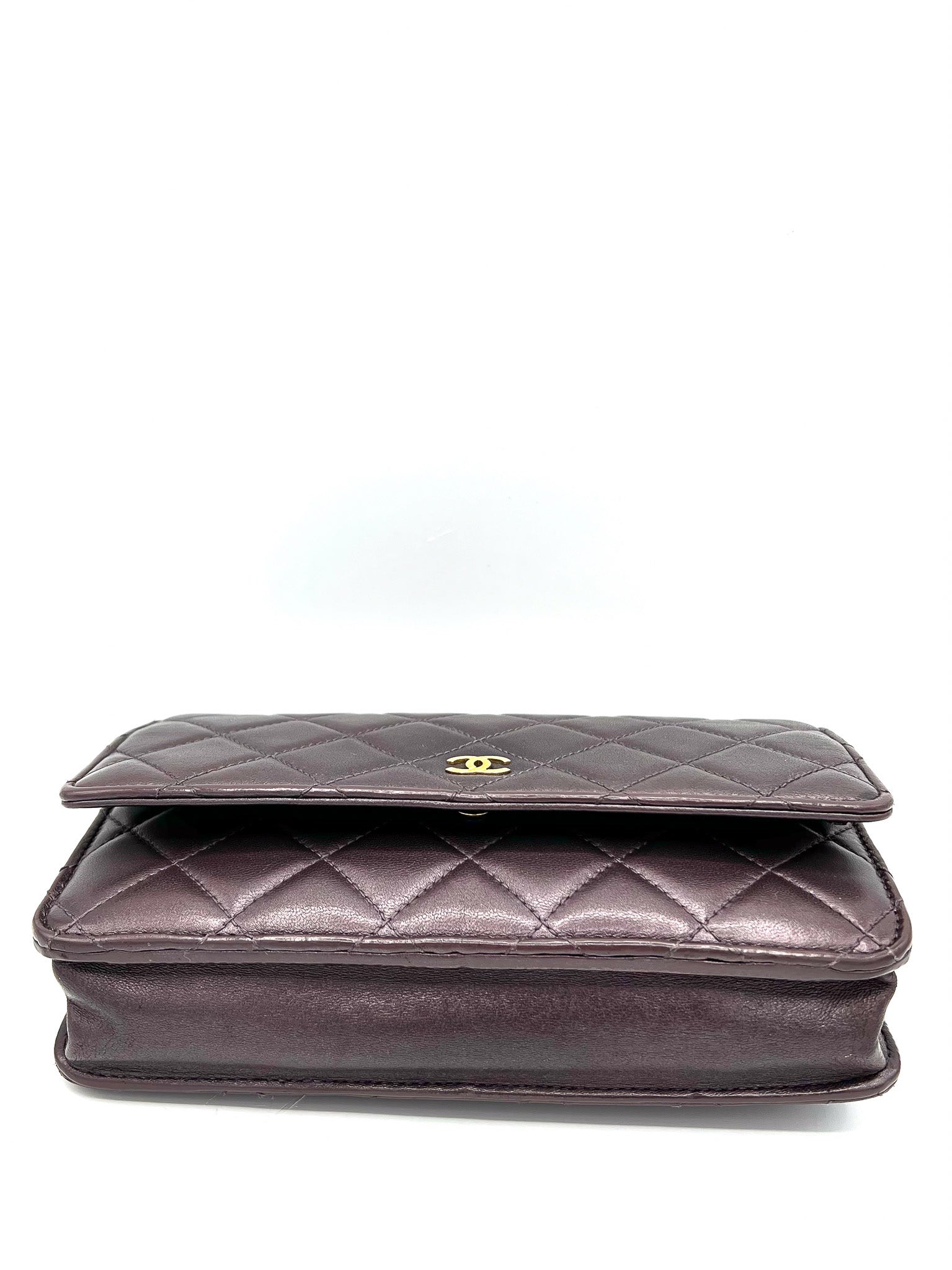 CHANEL WALLET ON CHAIN TIMELESS/CLASSIQUE LEATHER CROSSBODY BAG