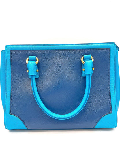 FERRAGAMO BEKY WOMEN PACIFFIC BLUE SATCHEL