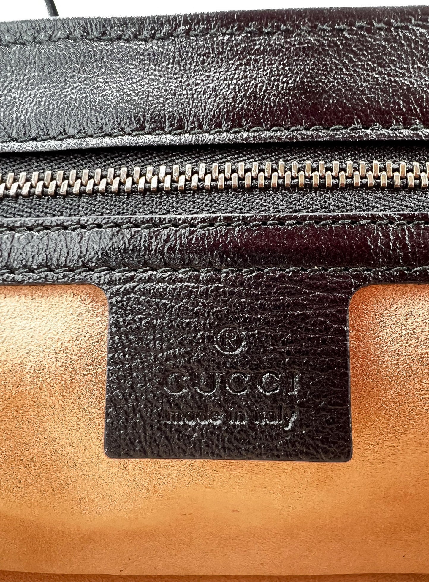 GUCCI MARMONT PYTHON CHAIN CROSSBODY IN YELLOW/BROWN/BLACK PYTHON EMBOSSED