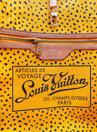 BOLSO TOTE NEVERFULL MM CON MONOGRAMA INFINITO Y PUNTOS KUSAMA AMARILLO DE LOUIS VUITTON